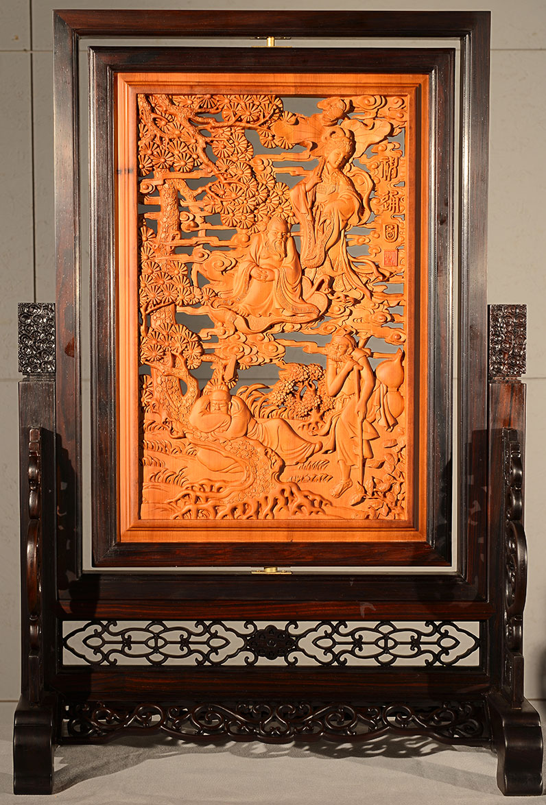 精工善艺百件木雕神通图1