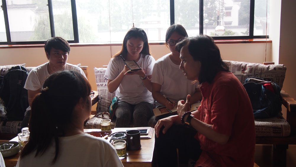 浙江理工大学法政学院暑期实践团访黄小明大师通讯稿及照片6