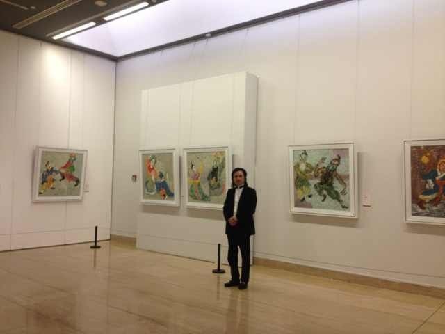 王德惠作品展-中国美术馆-黄小明大师出席参观0