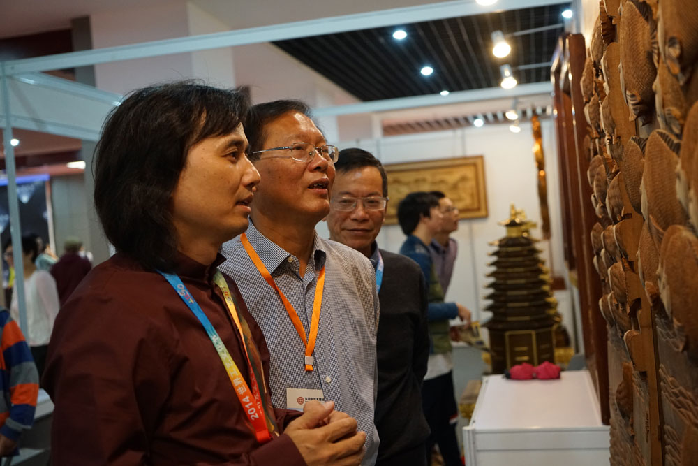 黄小明木雕展馆精彩亮相2014世界工艺文化节6